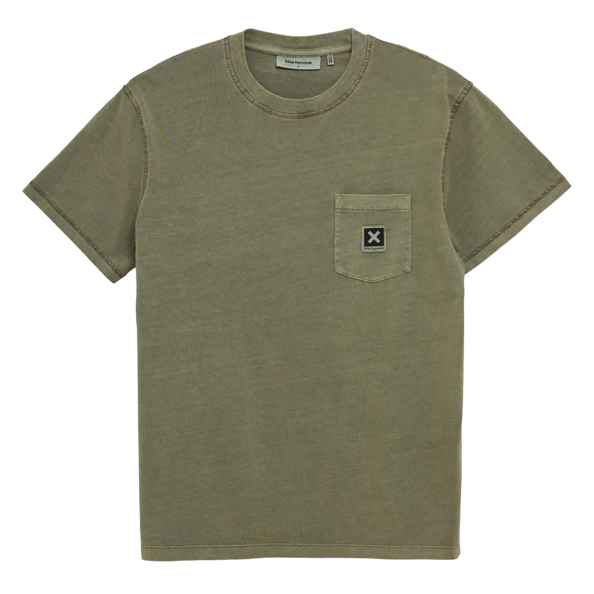 Blue Banana T-shirt Iconic Olive Green