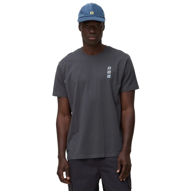 Blue Banana T-shirt Map Anthracite