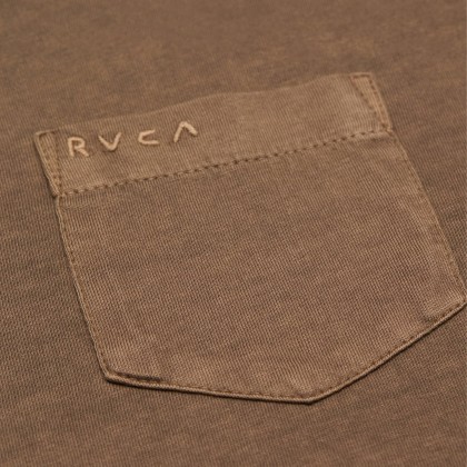 Rvca T-shirt Ptc 2 Pigment Wood Rvca T-shirt Ptc 2 Pigment Wood