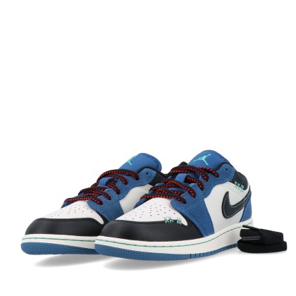 Jordan Air 1 Low Se True Blue/black-university Red Jordan Air 1 Low Se True Blue/black-university Red