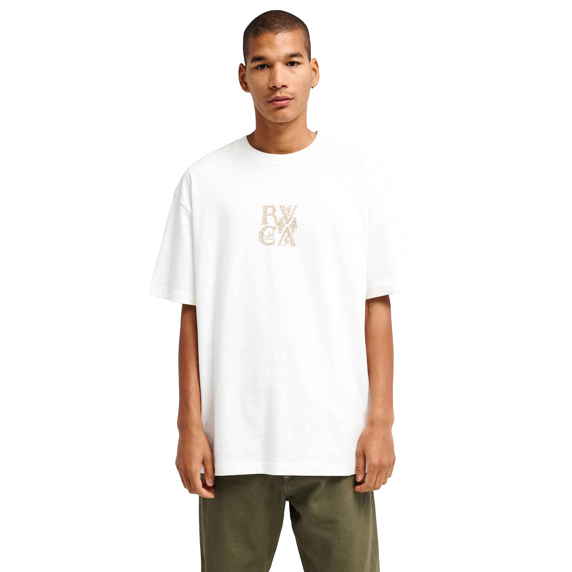 Rvca T-shirt Ornate Salt