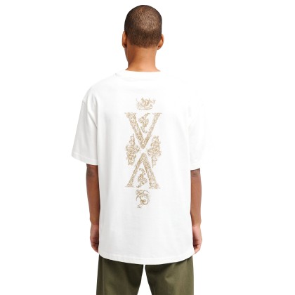 Rvca T-shirt Ornate Salt Rvca T-shirt Ornate Salt
