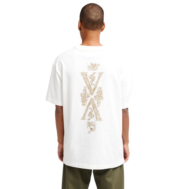 Rvca T-shirt Ornate Salt