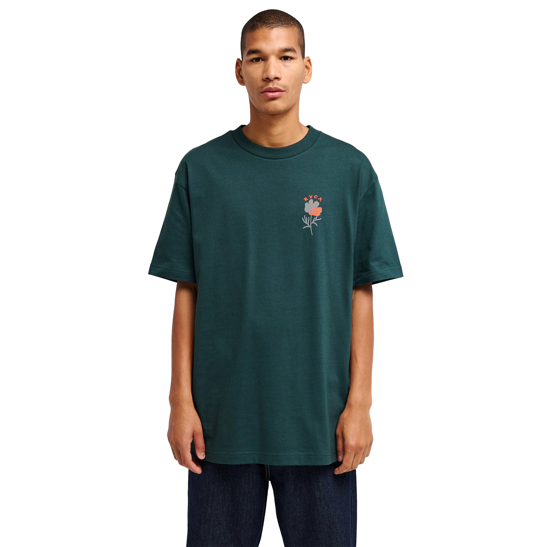 Rvca T-shirt Odai Hunter Green