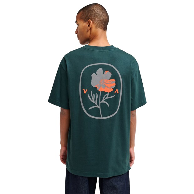 Rvca T-shirt Odai Hunter Green