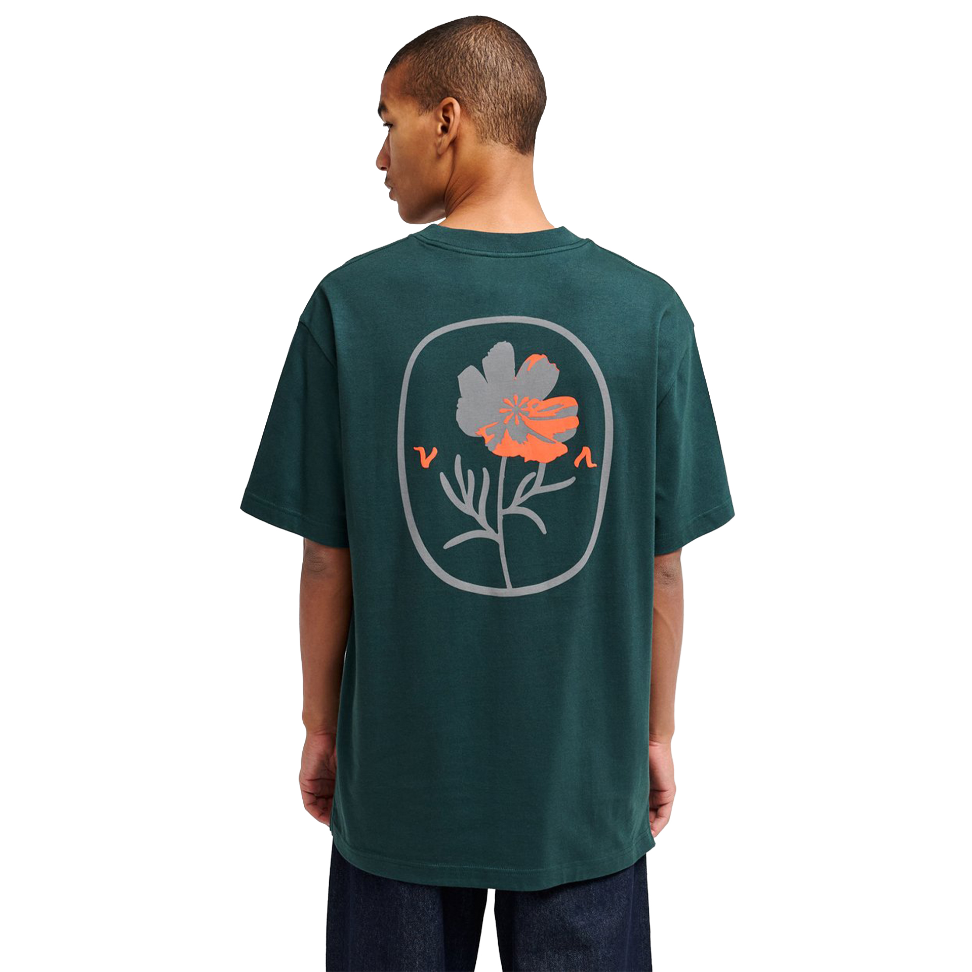 Rvca T-shirt Odai Hunter Green