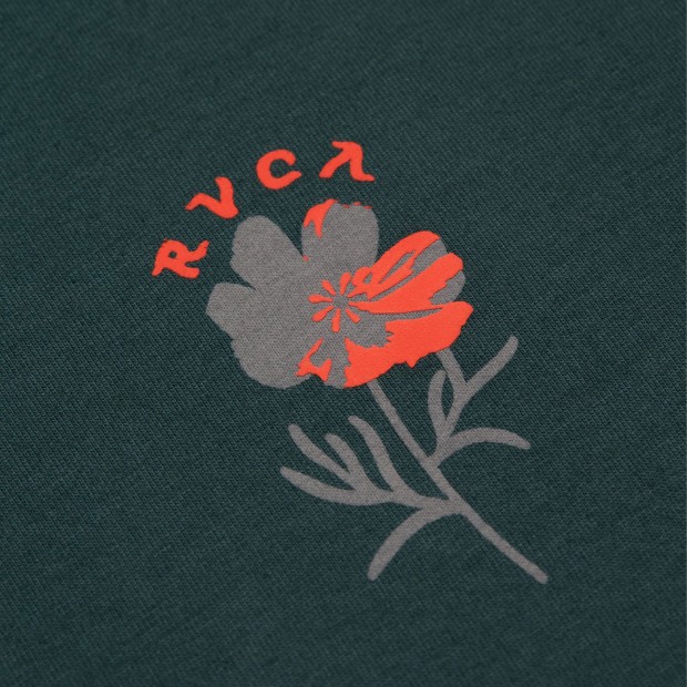 Rvca T-shirt Odai Hunter Green