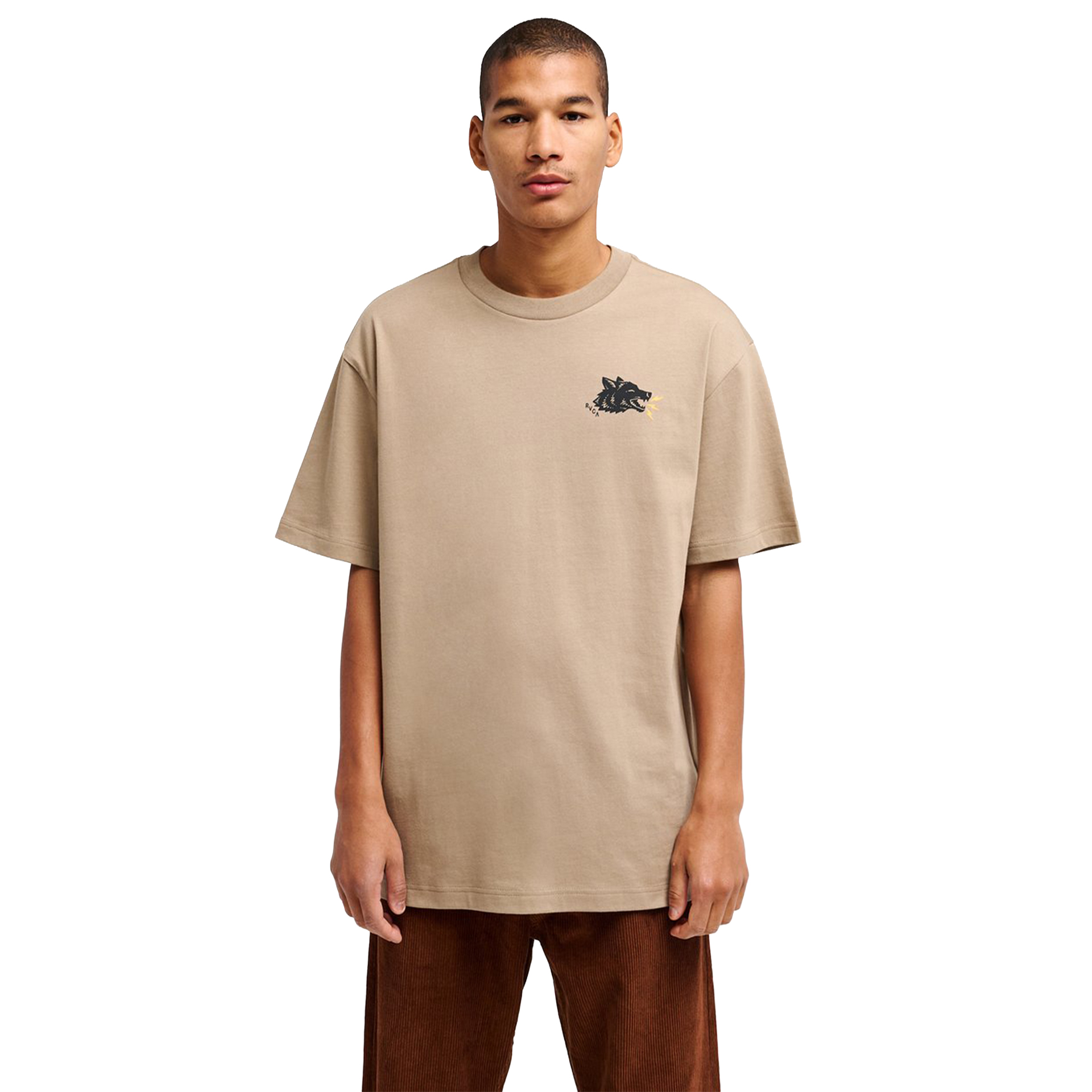 Rvca T-shirt Steadfast Khaki