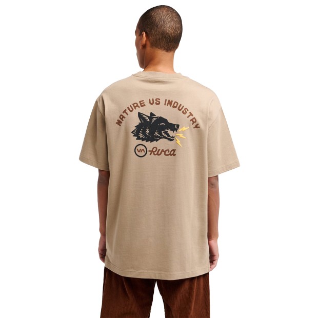 Rvca T-shirt Steadfast Khaki