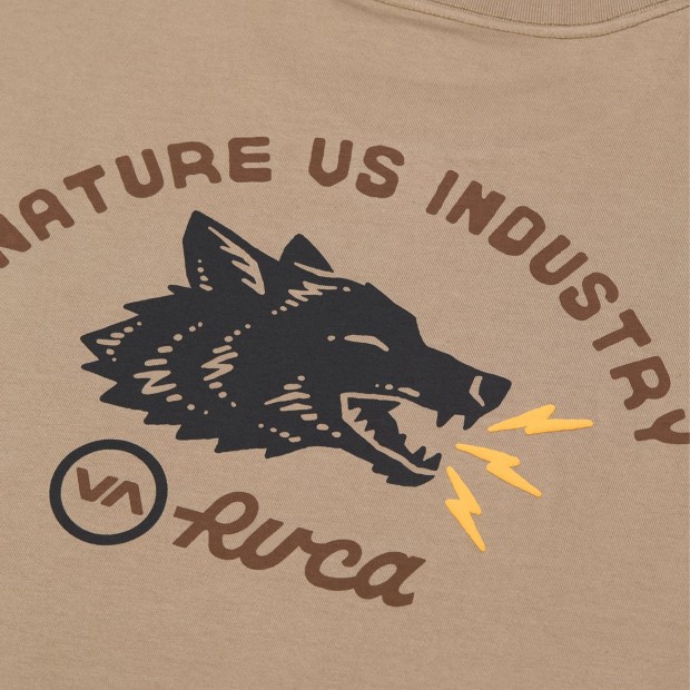Rvca T-shirt Steadfast Khaki