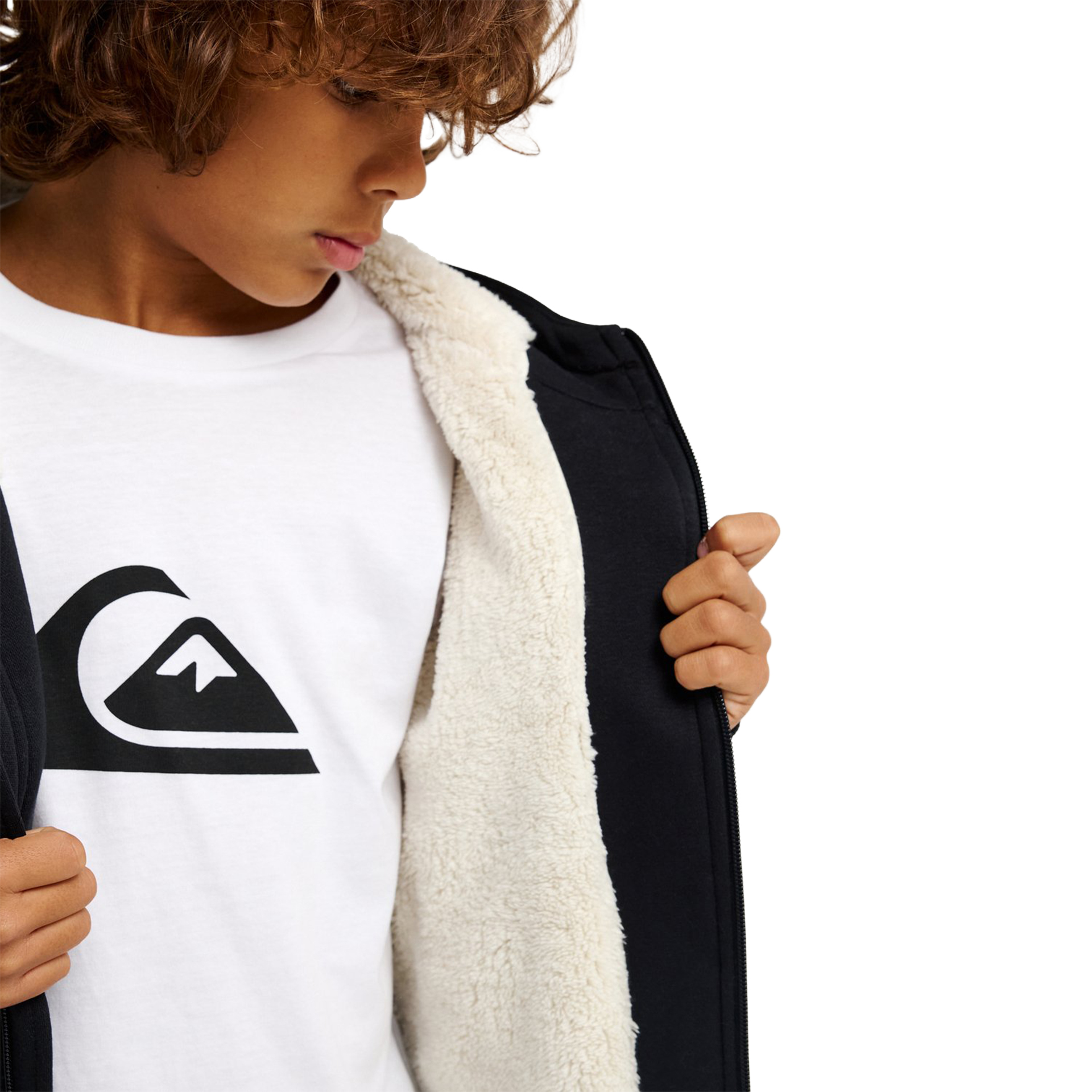Quiksilver Casaco Fleecesherpayth Black