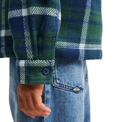 Quiksilver Casaco Sherpa Harring Dkdenimharringcheck Quiksilver Casaco Sherpa Harring Dkdenimharringcheck