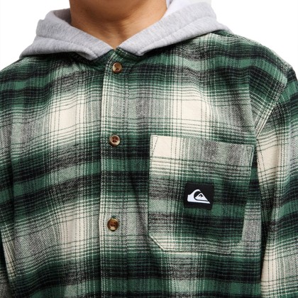 Quiksilver Camisa Timetable Hoode Foresttimetablecheck Quiksilver Camisa Timetable Hoode Foresttimetablecheck