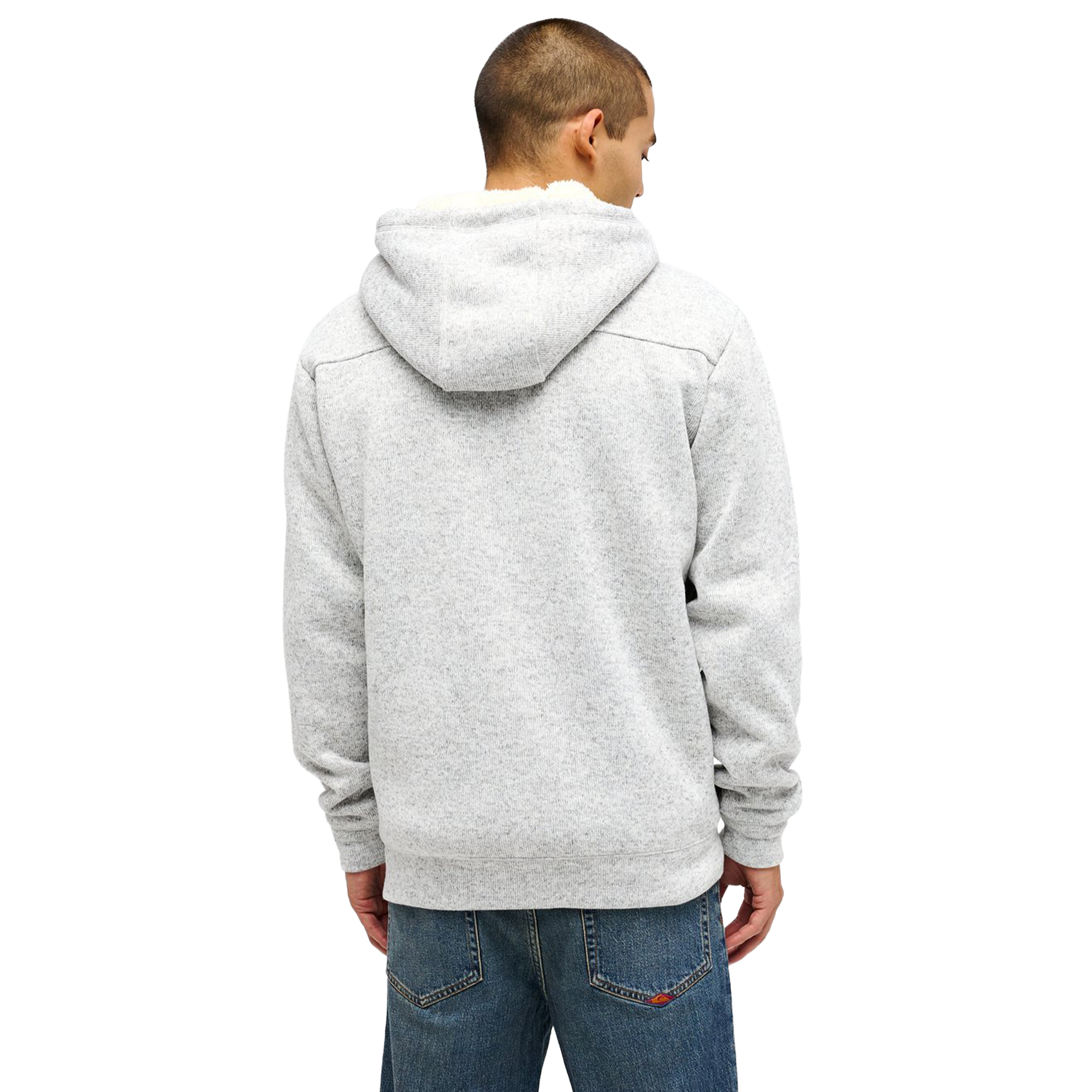 Quiksilver Casaco Keller Sherpa Light Grey Heather