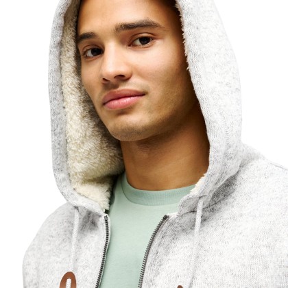 Quiksilver Casaco Keller Sherpa Light Grey Heather