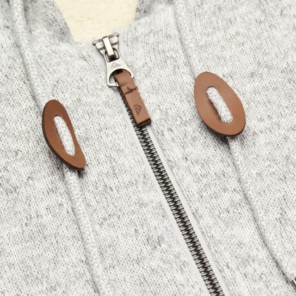 Quiksilver Casaco Keller Sherpa Light Grey Heather