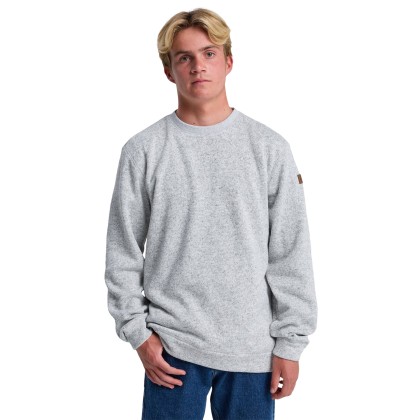 Quiksilver Camisola Keller Crew Light Grey Heather Quiksilver Camisola Keller Crew Light Grey Heather