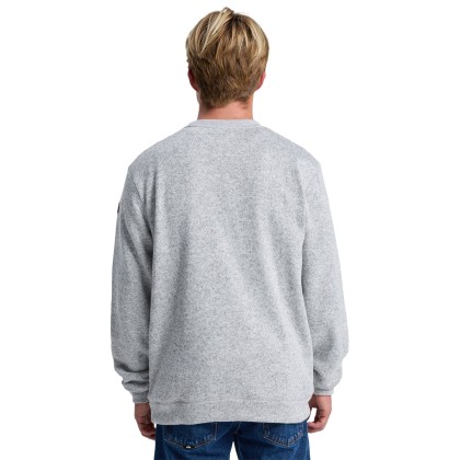 Quiksilver Camisola Keller Crew Light Grey Heather Quiksilver Camisola Keller Crew Light Grey Heather