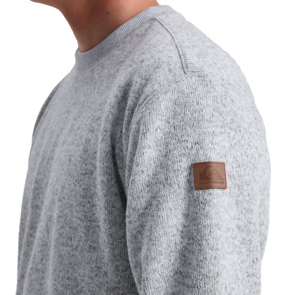 Quiksilver Camisola Keller Crew Light Grey Heather Quiksilver Camisola Keller Crew Light Grey Heather
