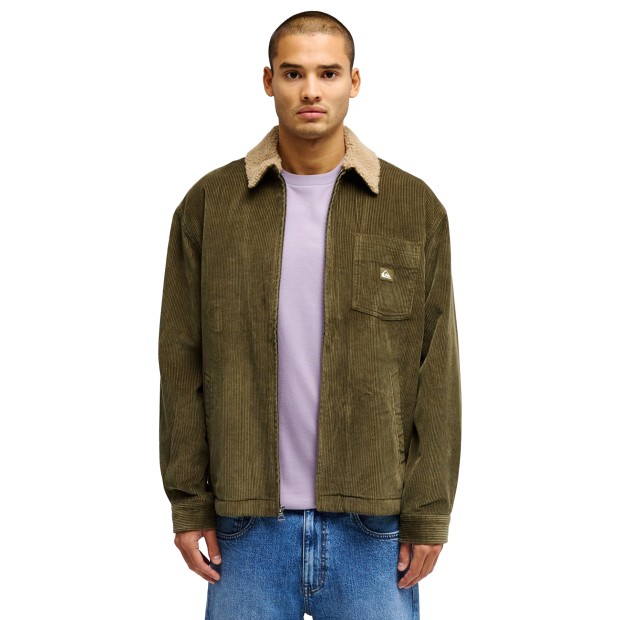 Quiksilver Casaco Sherpa Grape Leaf