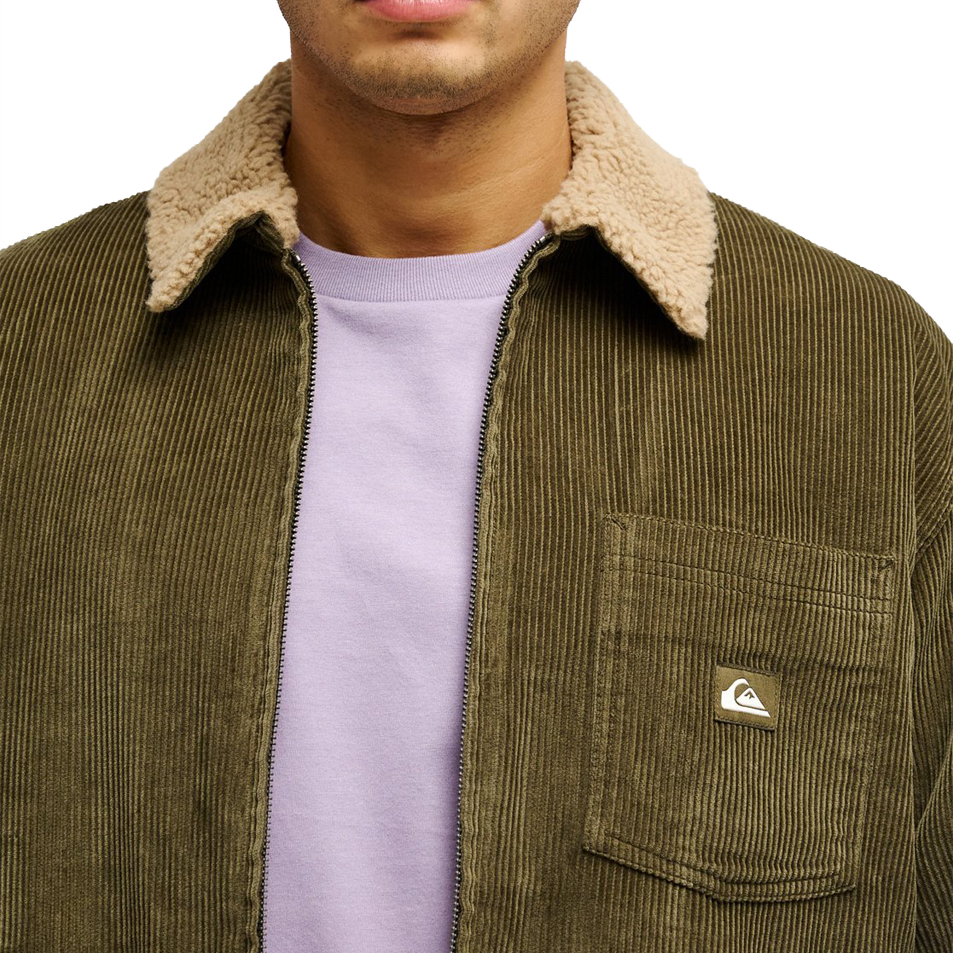 Quiksilver Casaco Sherpa Grape Leaf