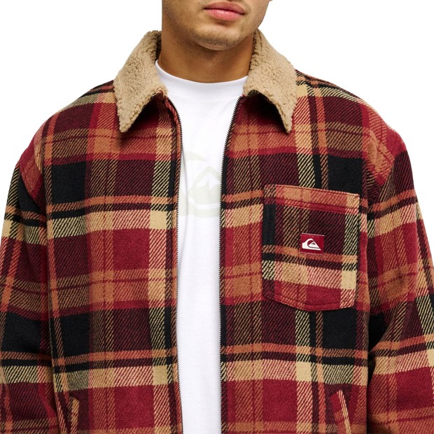 Quiksilver Casaco Sherpa Surf Sherpa Oxblood