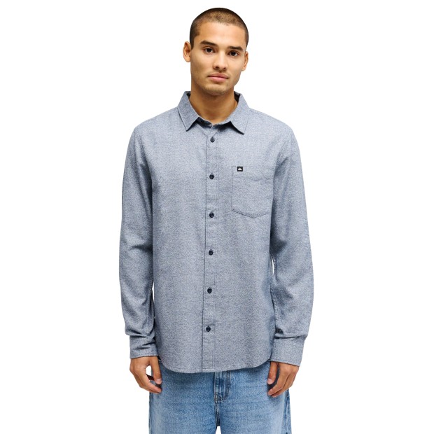 Quiksilver Camisa Motherf Heather Dark Navy Heather