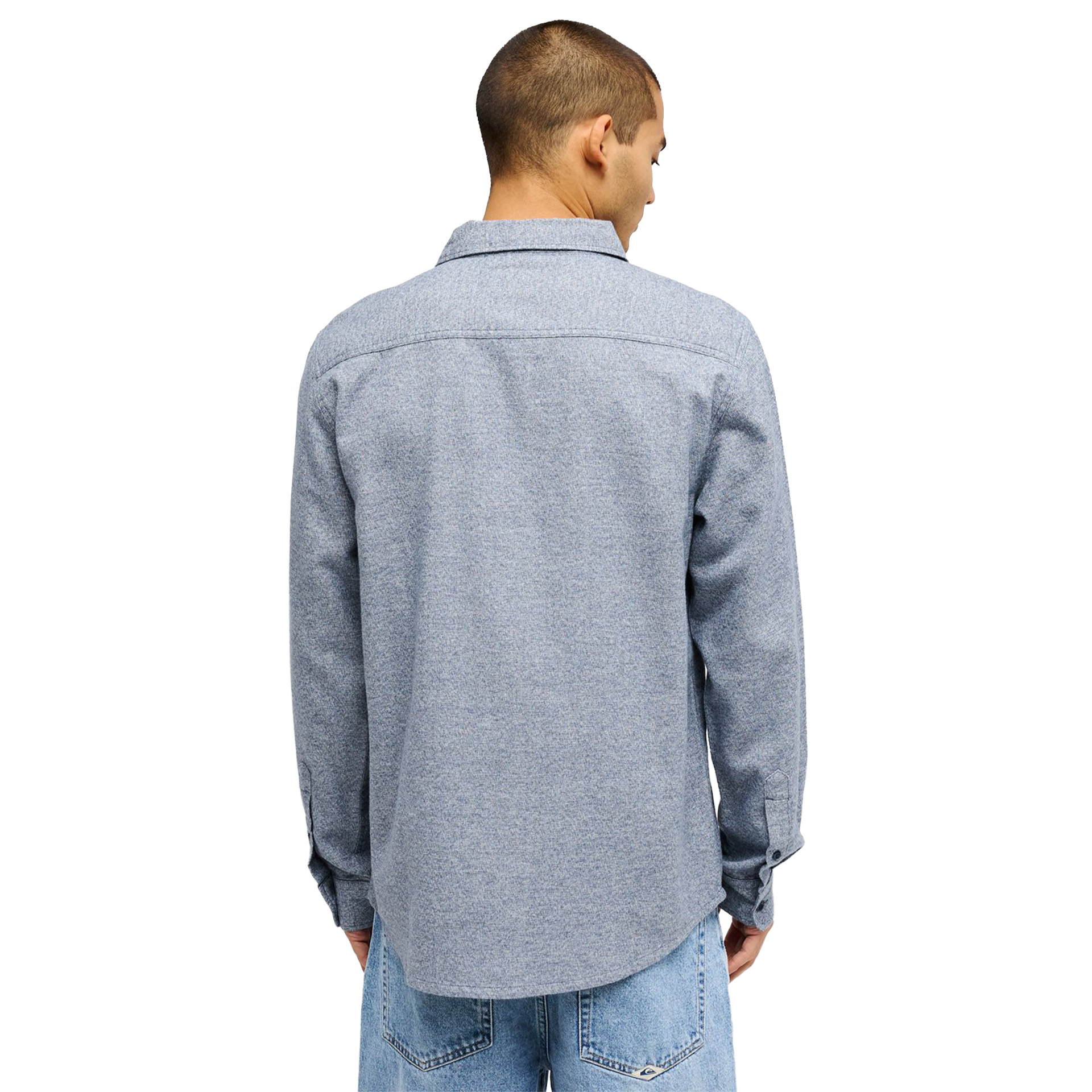 Quiksilver Camisa Motherf Heather Dark Navy Heather