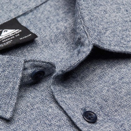 Quiksilver Camisa Motherf Heather Dark Navy Heather Quiksilver Camisa Motherf Heather Dark Navy Heather