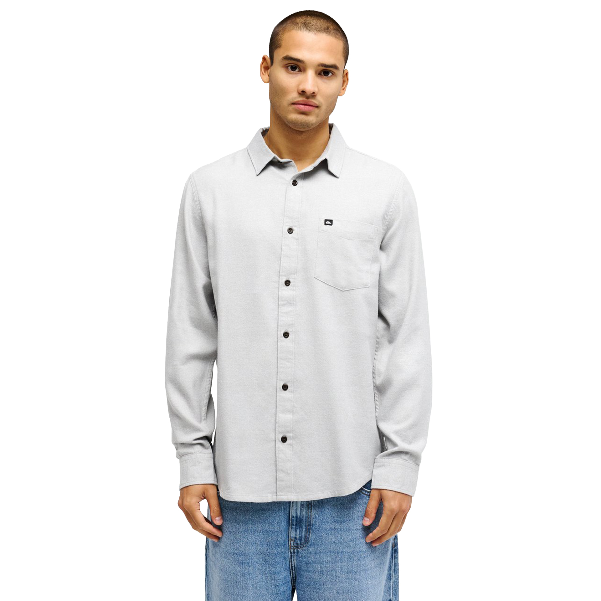 Quiksilver Camisa Motherf Heather Light Grey Heather