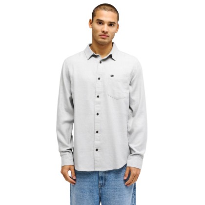 Quiksilver Camisa Motherf Heather Light Grey Heather Quiksilver Camisa Motherf Heather Light Grey Heather