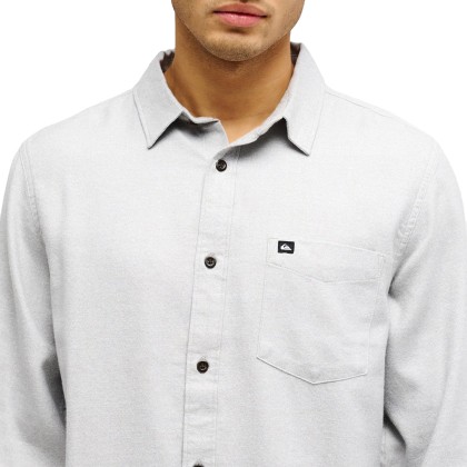 Quiksilver Camisa Motherf Heather Light Grey Heather Quiksilver Camisa Motherf Heather Light Grey Heather
