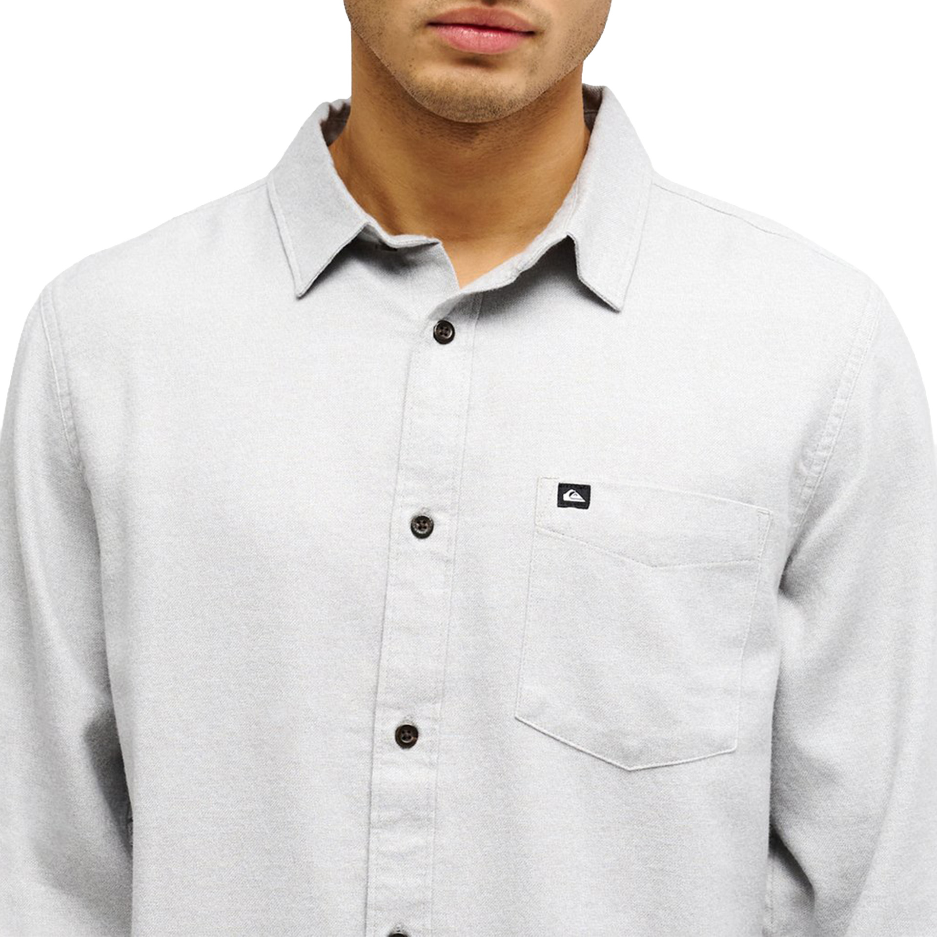 Quiksilver Camisa Motherf Heather Light Grey Heather