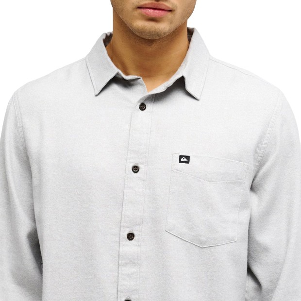 Quiksilver Camisa Motherf Heather Light Grey Heather