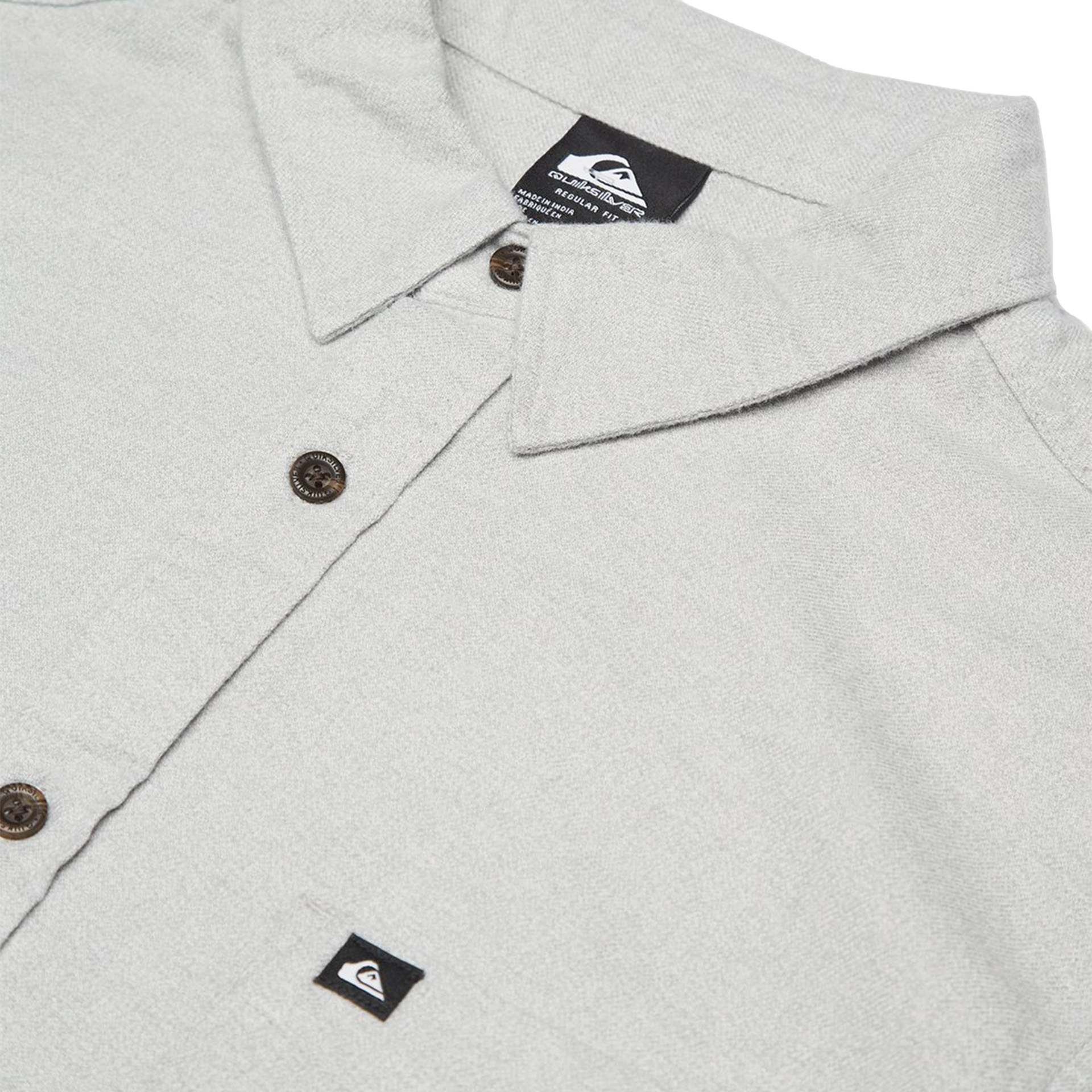 Quiksilver Camisa Motherf Heather Light Grey Heather
