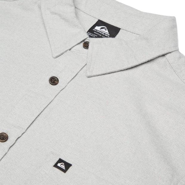Quiksilver Camisa Motherf Heather Light Grey Heather