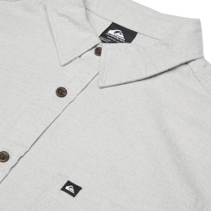 Quiksilver Camisa Motherf Heather Light Grey Heather Quiksilver Camisa Motherf Heather Light Grey Heather