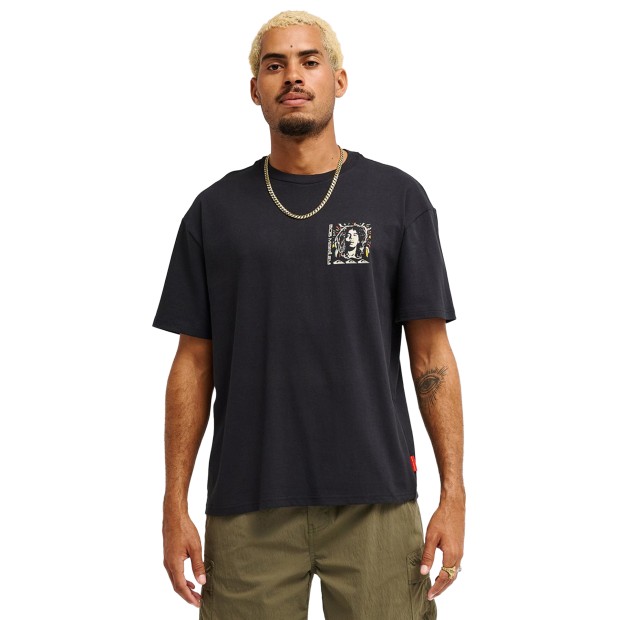 Quiksilver T-shirt Bob Marley Warhead Ss Black