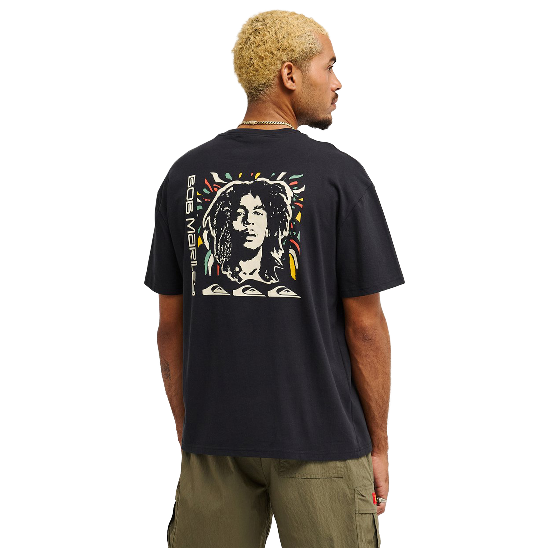 Quiksilver T-shirt Bob Marley Warhead Ss Black