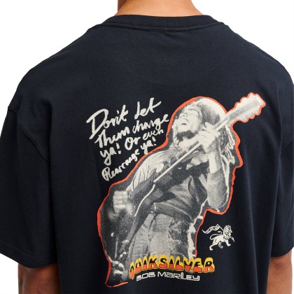 Quiksilver T-shirt Bob Marley Be Loved Ss Black Quiksilver T-shirt Bob Marley Be Loved Ss Black