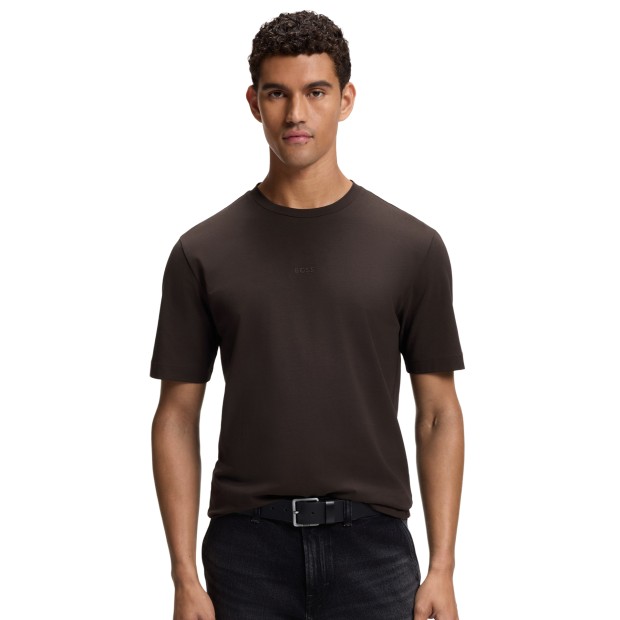 BOSS T-shirt Tchup Dark Brown