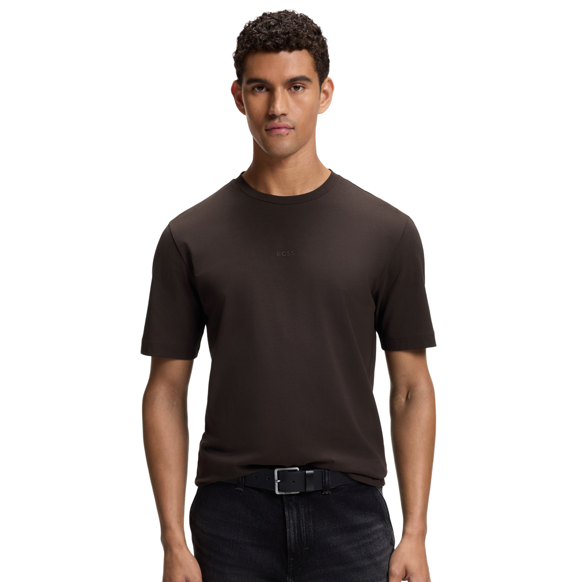 BOSS T-shirt Tchup Dark Brown