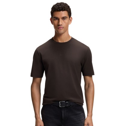 BOSS T-shirt Tchup Dark Brown BOSS T-shirt Tchup Dark Brown