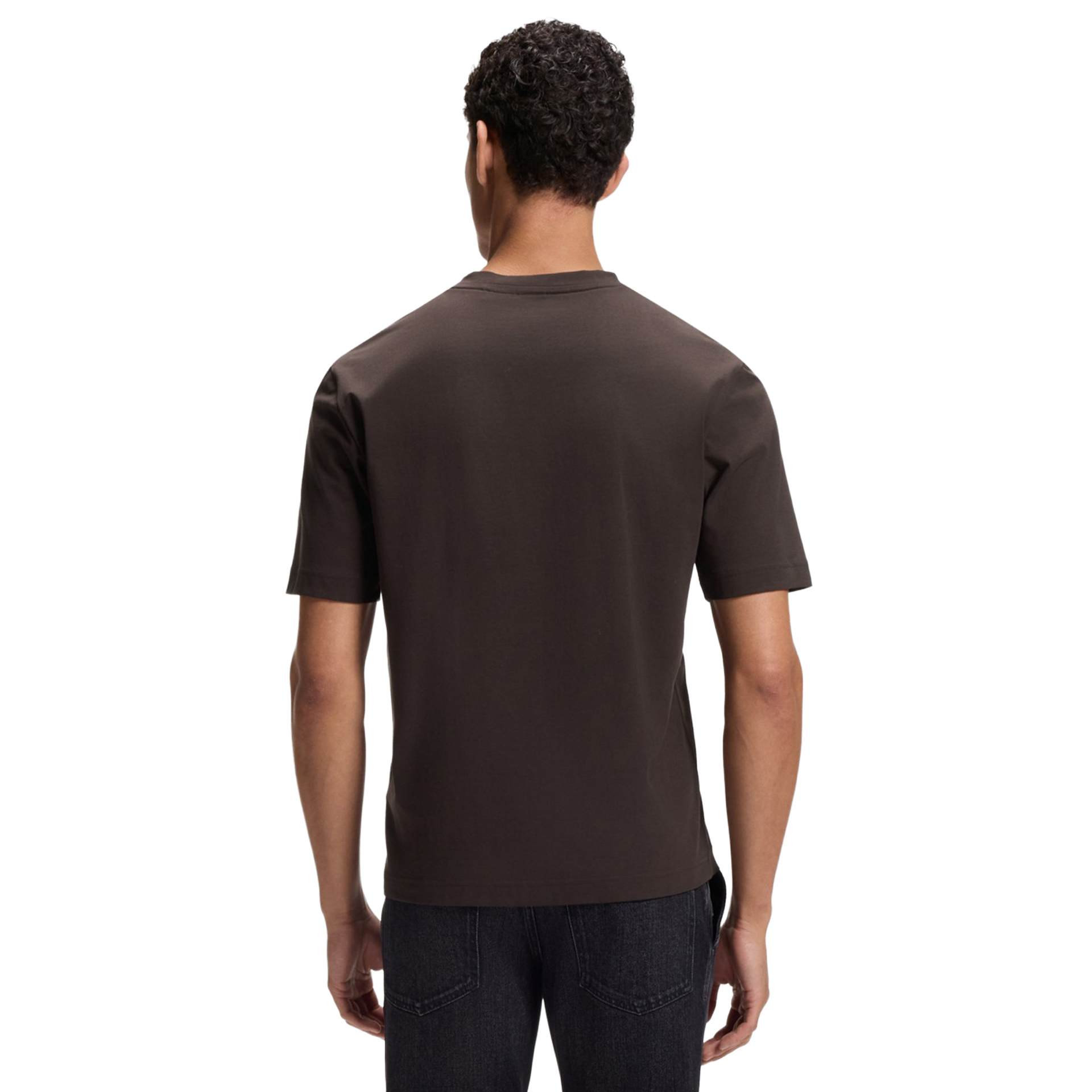 BOSS T-shirt Tchup Dark Brown
