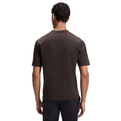 BOSS T-shirt Tchup Dark Brown BOSS T-shirt Tchup Dark Brown