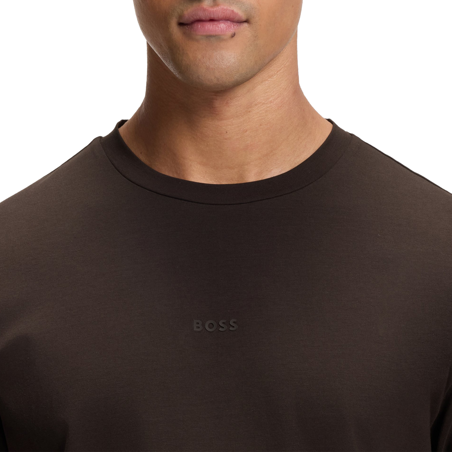 BOSS T-shirt Tchup Dark Brown