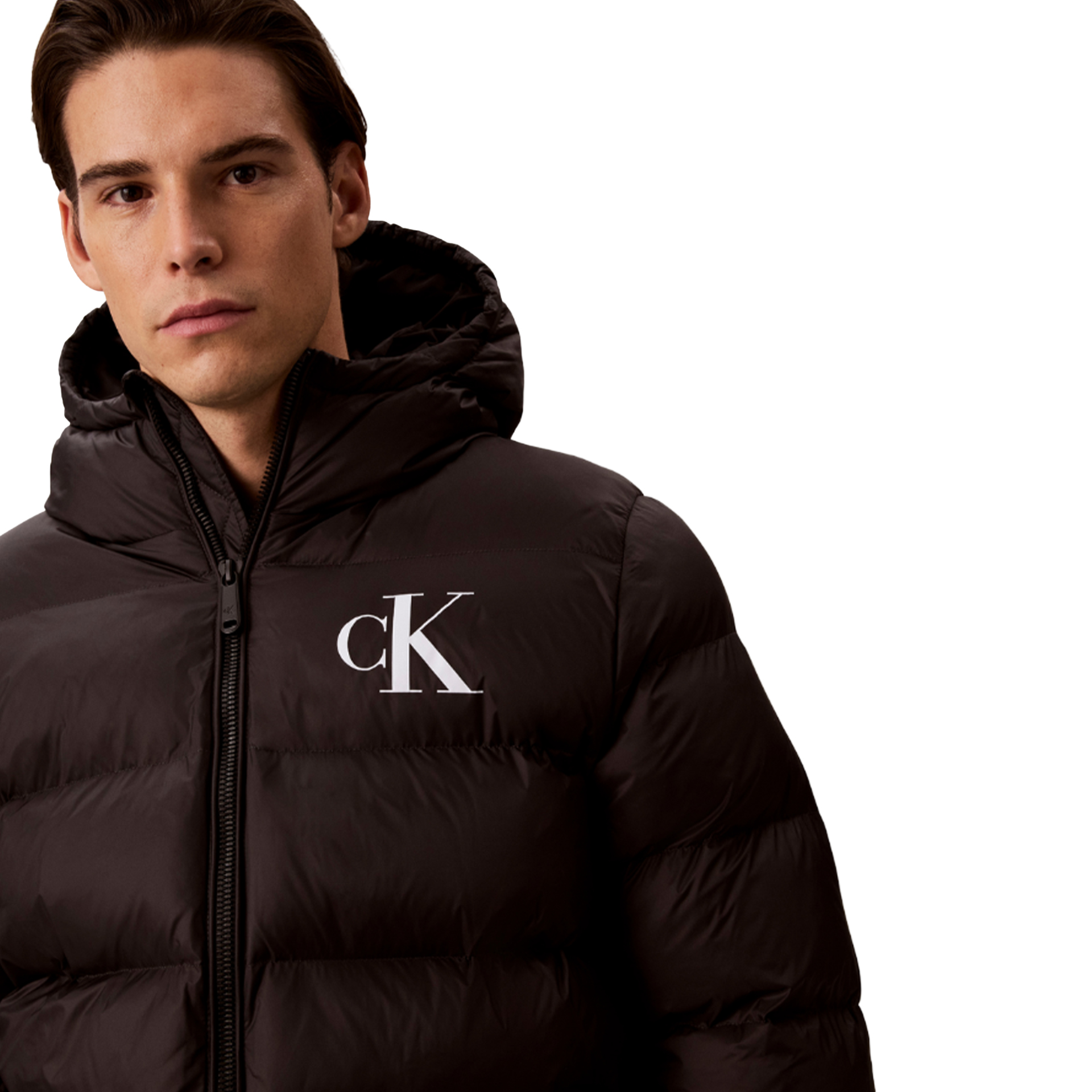 Calvin Klein Casaco Nylon Padded Black