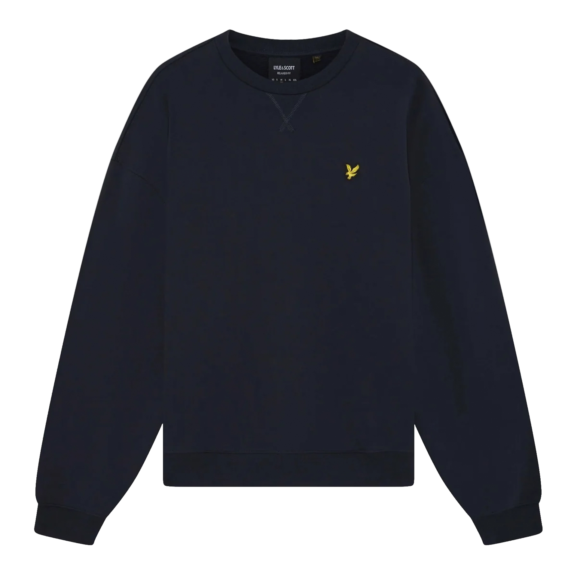 Lyle&Scott Sweat Heavyweight Loopback Crewneck Dark Navy