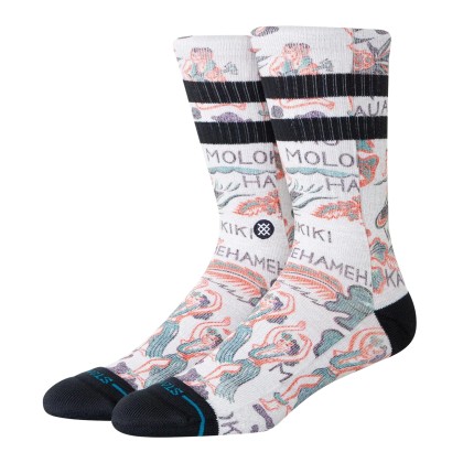 Stance Lei Lei Crew Grey Stance Lei Lei Crew Grey