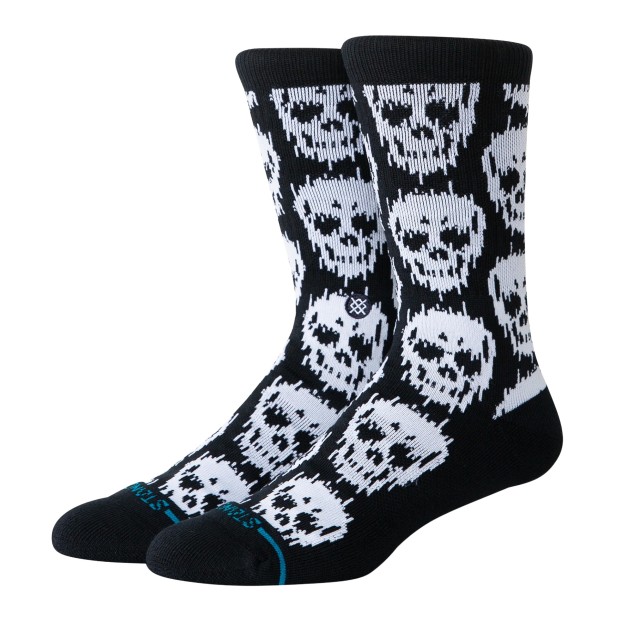 Stance Static Skull Crew Black